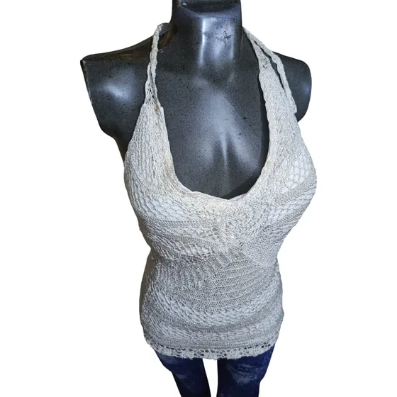 Blusa Nueva Escote En V. Tejido Importado Talla Única