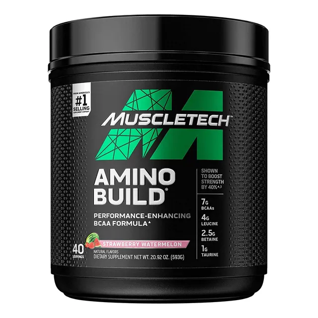 Muscletech Amino Build Bcaa Aminoácidos 40 Serv