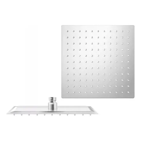 Regadera Cuadrada 12 Pulgadas Ultraplana Acero Inox Belt-g