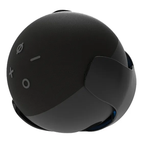 Suporte Preto Parede Teto Compativel C Alexa Echo Dot 4 E 5