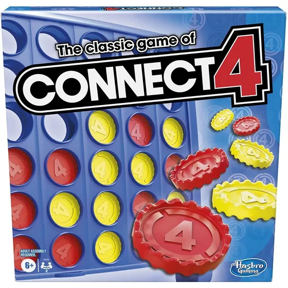 Juego De Mesa Connect 4 Hasbro Clasico Juego Cuatro En Línea