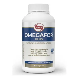 Omegafor Plus 240 CĂĄpsulas Ămega 3 Vitafor Omegafor Plus 240 CĂĄpsulas Ămega 3 Vitafor