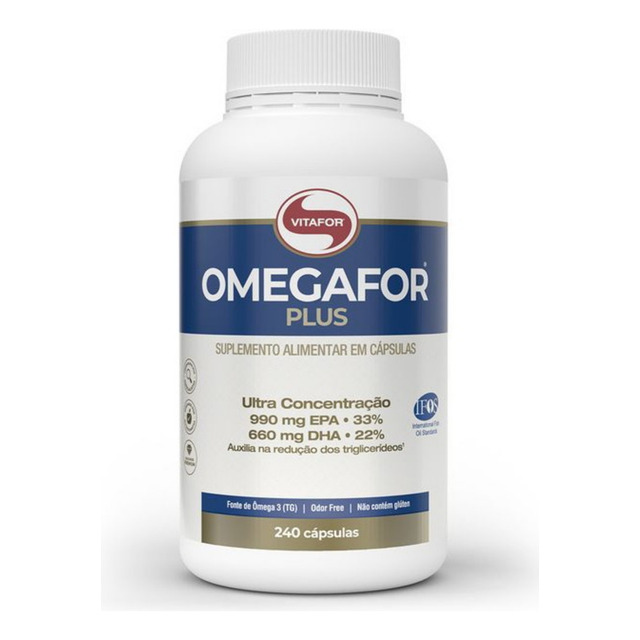 Omegafor Plus 240 Cápsulas Ômega 3 Vitafor Omegafor Plus 240 Cápsulas Ômega 3 Vitafor