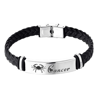Starchenie Pulsera De Cuero De Cáncer Pulsera De Cuerda De M Starchenie Pulsera De Cuero De Cáncer Pulsera De Cuerda De M