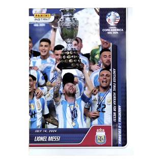 Carta Lionel Messi Instant Panini Copa America 2024 Original Carta Lionel Messi Instant Panini Copa America 2024 Original