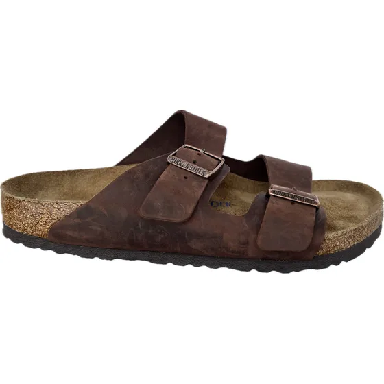 Sandalias Birkenstock Arizona Marrón Oscuro Soft Footbed