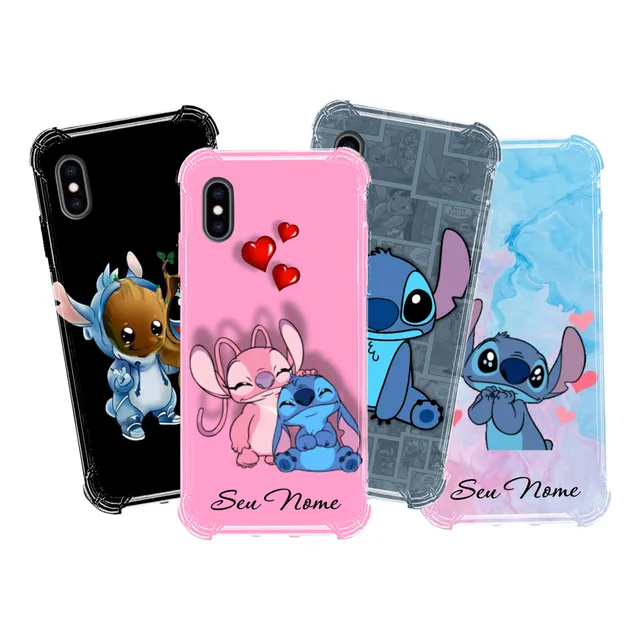 Capa Capinha Personalizada Com Nome Lilo Stitch