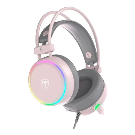 Headset T-dagger Sona Pink T-rgh304p Audio 7.1 Usb - Rgb