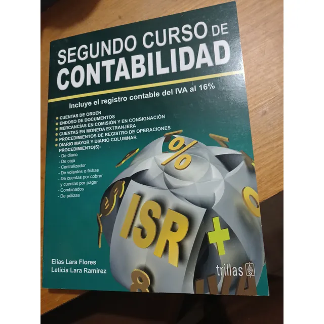 Segundo Curso De Contabilidad - Elías Lara / Leticia Lara