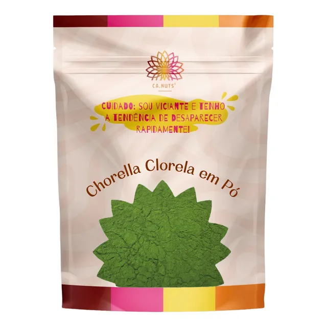 Chlorella Minerais Detox 500g - Proteínas Sais Ca.nuts