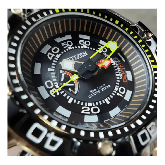 Relógio Citizen Promaster TZ30740P new Aqualand Bn2027 Dourado