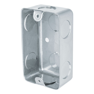 Kit (10 Pzas) Caja Tipo Chalupa De Acero 2x4, Volteck Kit (10 Pzas) Caja Tipo Chalupa De Acero 2x4, Volteck