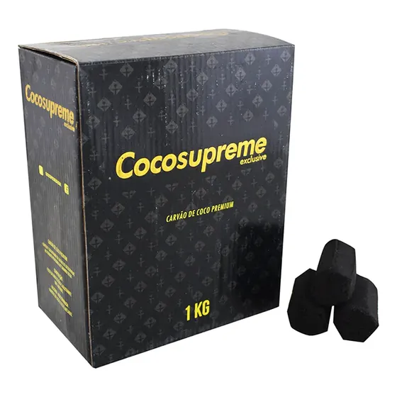 1kg De Carvão Premium Para Narguile: Cocosupreme