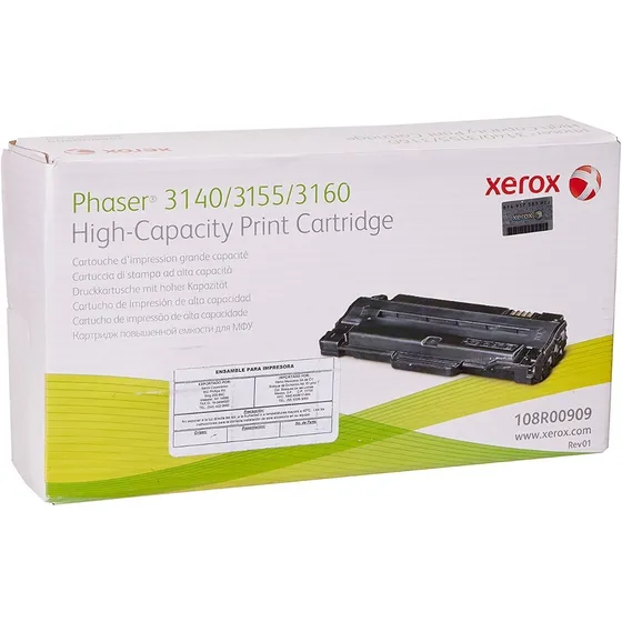  Xerox  Phaser 3140/3155/3160 108r00909/108r90 Recarga