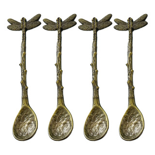 Cucharas De Café Unique Dragon De 4 Cucharas De Café Con For Cucharas De Café Unique Dragon De 4 Cucharas De Café Con For