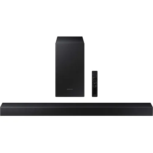 Barra De Sonido Samsung Hw-t450 Con Subwoofer Inalámbrico Color Negro