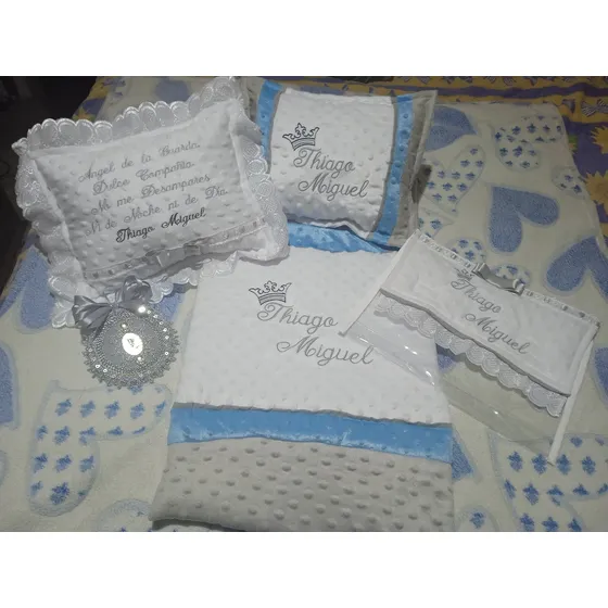 Set Nacimiento Bebé Sobre Ropita Nana Nido Edredón Cuna