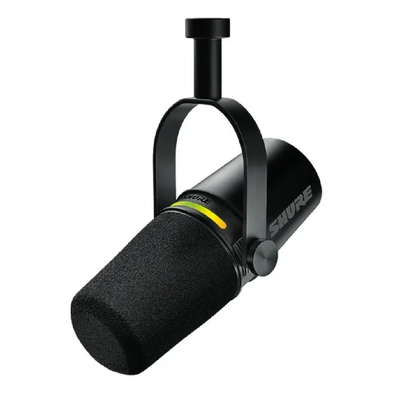 Microfone Shure MV7+ USB Cor Preta