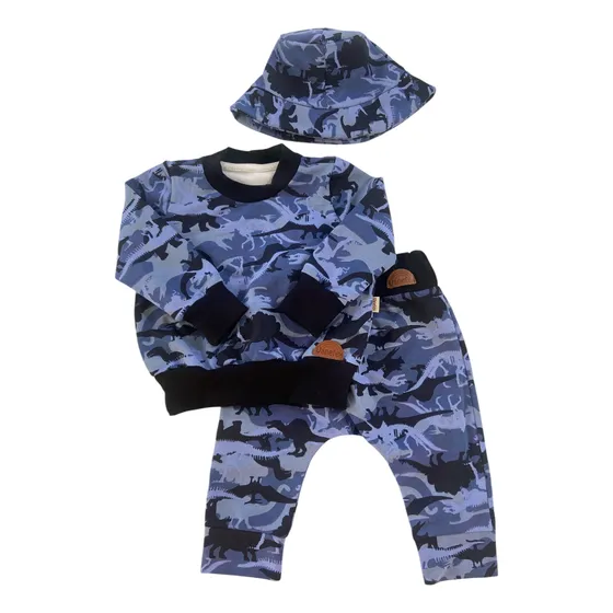 Conjunto Inverno Bebê Com Chapéu E Conjunto Moletom