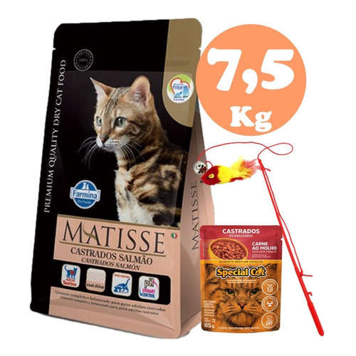 Matisse Gato Adulto Castrado Salmon 7.5 Kg + Regalo