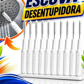 Boa Dica Kit 10 Escova de limpeza Desentupidor Chuveiro Limpador dese