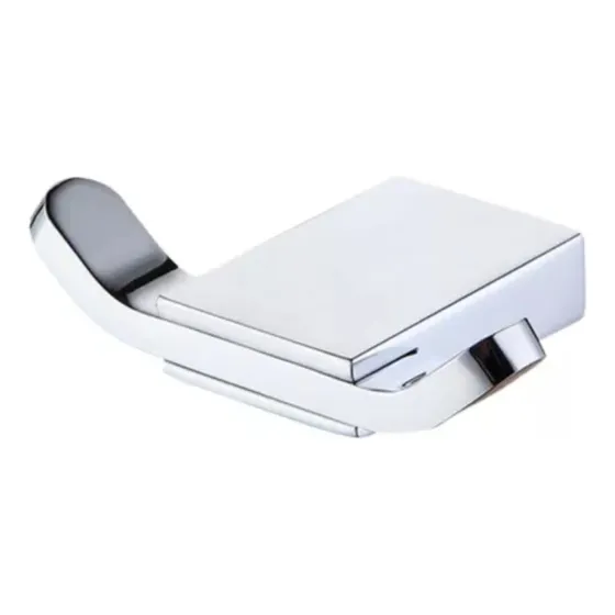 Accesorio Percha Peirano Línea 13000 Diseño Cuadrado Cromo Color Cromado