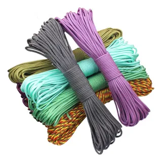 Corda Paracord 550 Lbs 4mm 7 Filamentos Rolo 30 Metros 250kg Corda Paracord 550 Lbs 4mm 7 Filamentos Rolo 30 Metros 250kg