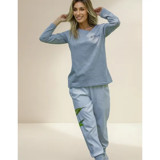 Pijama Algodón 100% Interlock Innocenza Mujer 2129 