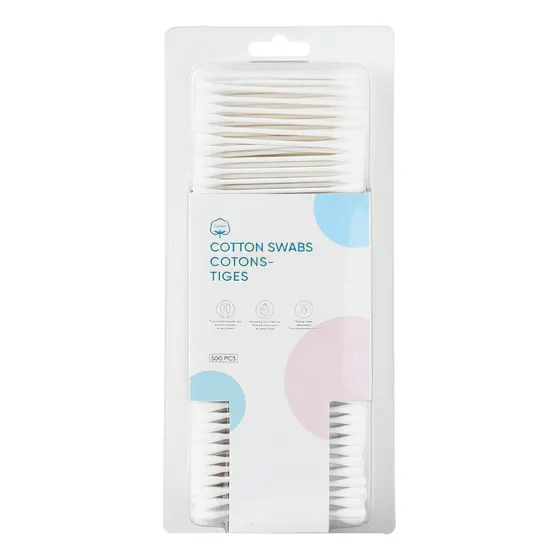 Miniso Paquete De Cotonetes Algodón 500 Piezas
