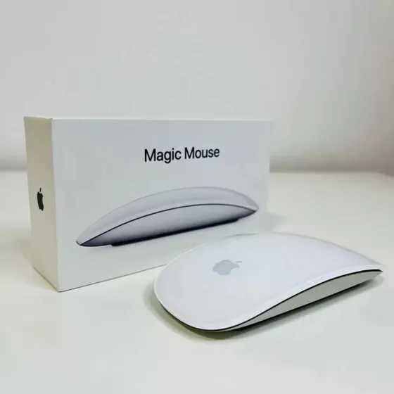 Mouse Tátil Sem Fio Recarregável Apple Magic 2 A1657 Branco Branco