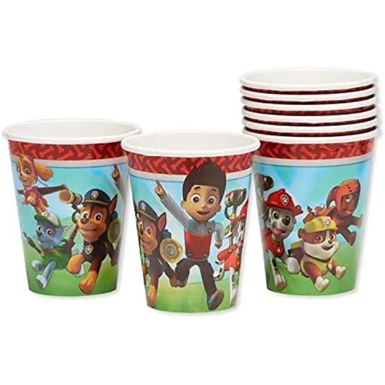 Increíble Paw Patrol Birthday Party Vasos De Papel Desechabl