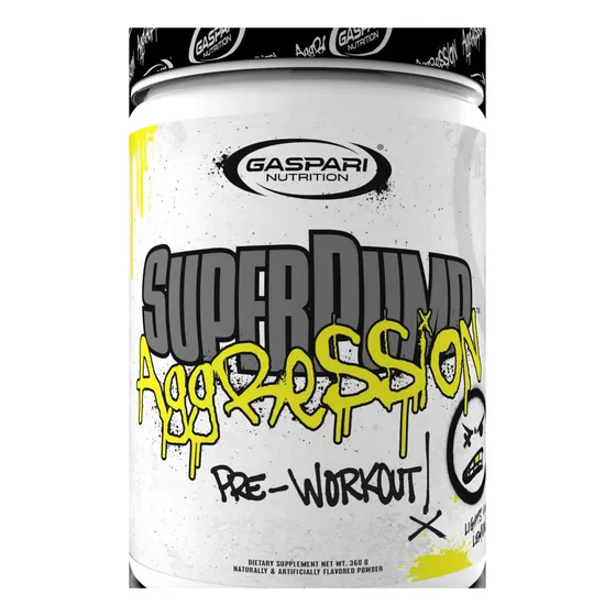 Gaspari Super Pump Agression 40 Servicios Sabor Lights Out Lemon