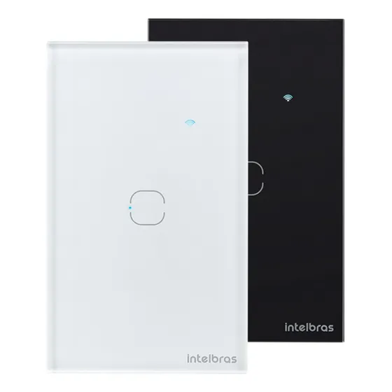 Interruptor Inteligente Wifi 1 Bot. App Mibo Smart Intelbras