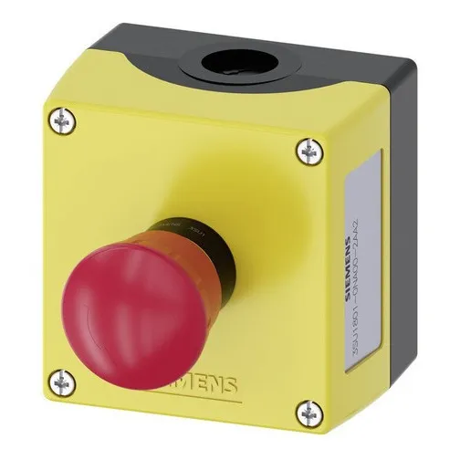 Caja Boton Paro Emergencia Girar/desen Siemens