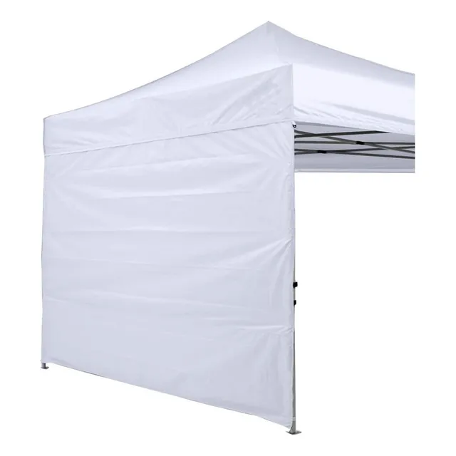 Pared De 3 Lados 9m Para Carpa Toldo 3x3 Impermeable Uv Blanco