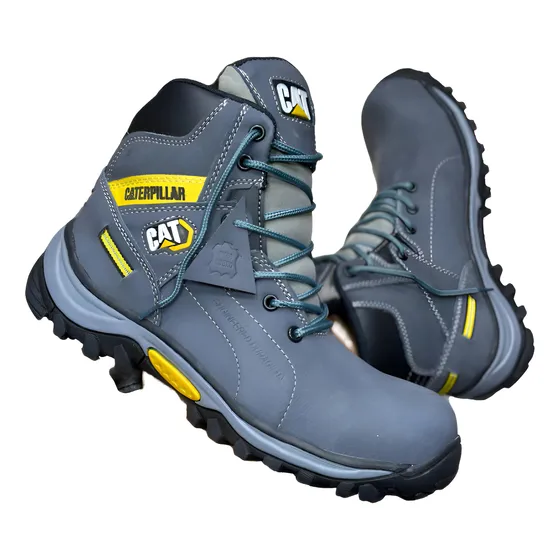Botas De Seguridad Caterpillar Cosidas Cuero Dieléctricas