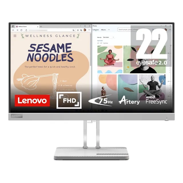 Monitor Lenovo L22e-40 Fhd Cloud Gris