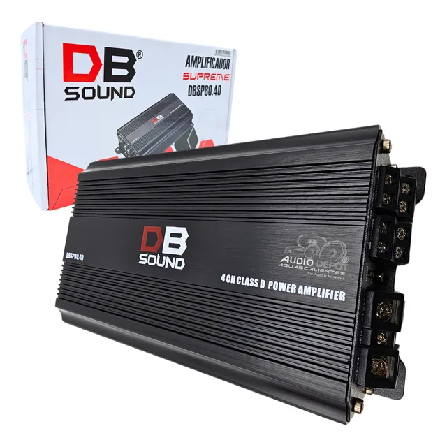 Amplificador 4 Canales Clase D Db Sound  Dbsp80.4