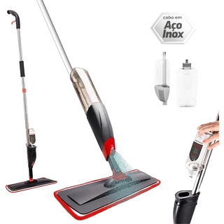 Rodo Mop Spray Com Reservatório E Gatilho - Limpeza Piso Rodo Mop Spray Com Reservatório E Gatilho - Limpeza Piso