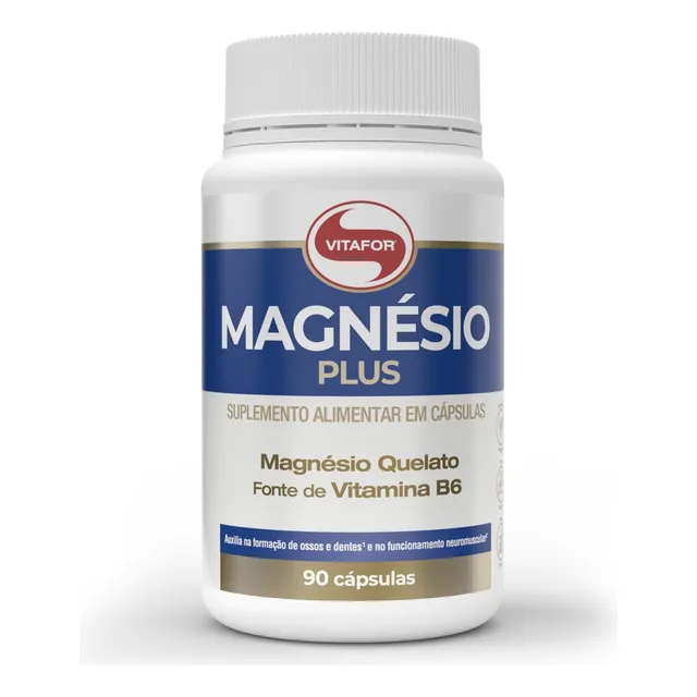 Magnésio Plus 90 Cápsulas Vitafor