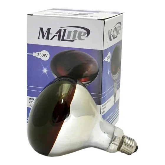 Ampolleta De Luz Infraroja Para Calor Terapéutico 250w
