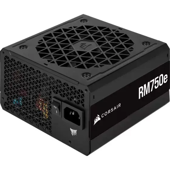 Fonte 750w Corsair Rm750e (CP-9020262-WW) Full Modular 80 Plus Gold Preta Cor Black 127/220V.