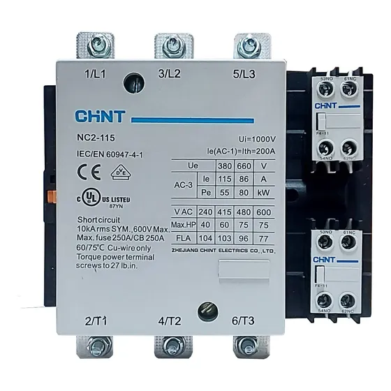 Contactor 115amp Nc2-115 Marca Chint