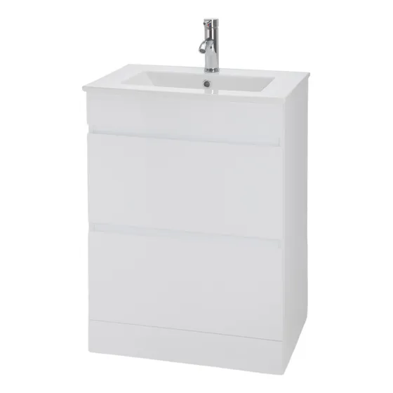 Mueble Gabinete Para Baño Lavamanos Lavabo Ovalín 2 Cajones