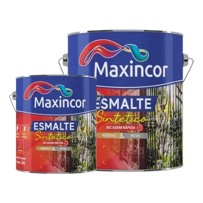 Tinta Esmalte Sintético Acetinado 3,6lts Maxincor Cores