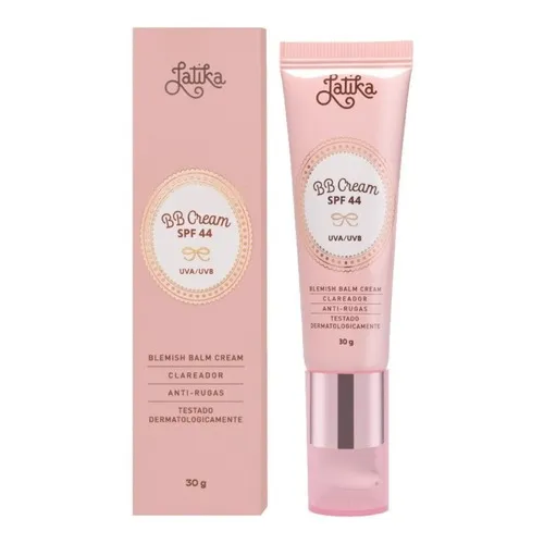 Base de maquiagem Latika BB Cream - 30mL Bege claro
