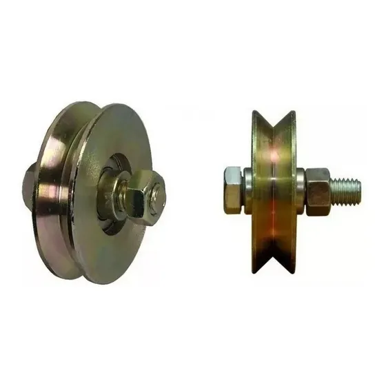Rueda Para Porton Corredizo Hierro 80 V Con Tornillo - Tyt