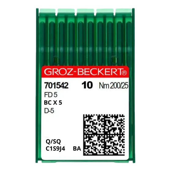 Aguja Groz-beckert 200/25 Para Costales Y Sacos Fd5/d-5/bcx5
