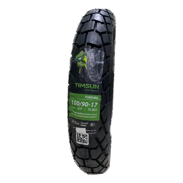 Llanta Timsun 100-90-17 Tl Sellomatic Doble Proposito Ts822
