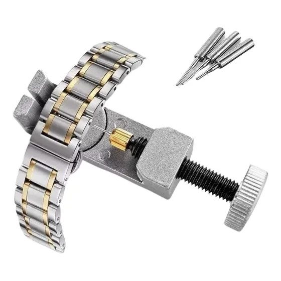 Chave Tira Saca Pino Pulseira De Relógio De Aço + 03 Pinos 